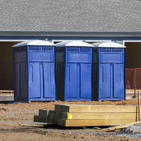 are there any restrictions on where i can place the porta potties during my rental period in Cologne NJ